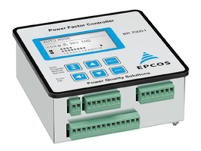 Imagen Controladores de factor de potencia para redes industriales.
Las unidades BR7000 permiten la gestión de hasta 32 módulos tiristores vía RS485. 
